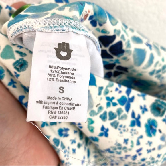 Spiritual Gangster White Floral Printed Leggings - Picture 6 of 6